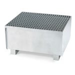Opvangbak staal | 1x 200 liter vat | 210 liter